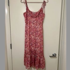 Hello Molly Kaitlyn Midi Dress, Size M, Pink